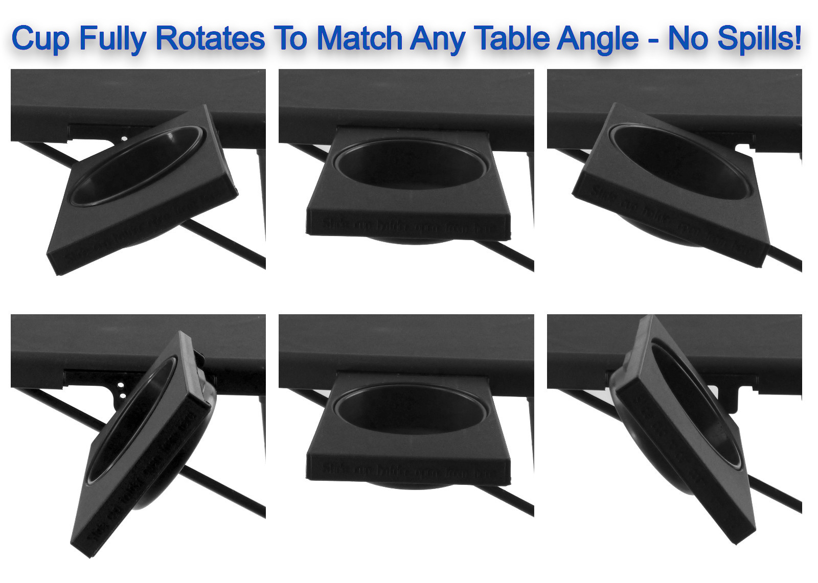 TV Tray Table Portable Foldable & Adjustable Laptop, Eating Plastic Tray Table