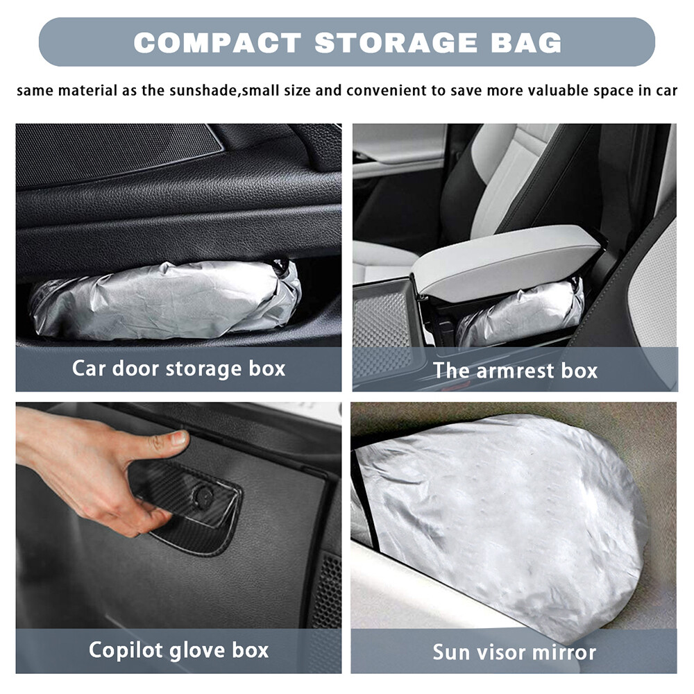 For GMC Car Large Windshield Sun Shade UV Block Reflective Screen Cover Visor