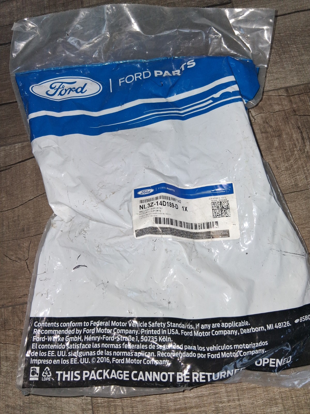 Genuine Ford Radar Sensor Bracket NL3Z-14D189-D