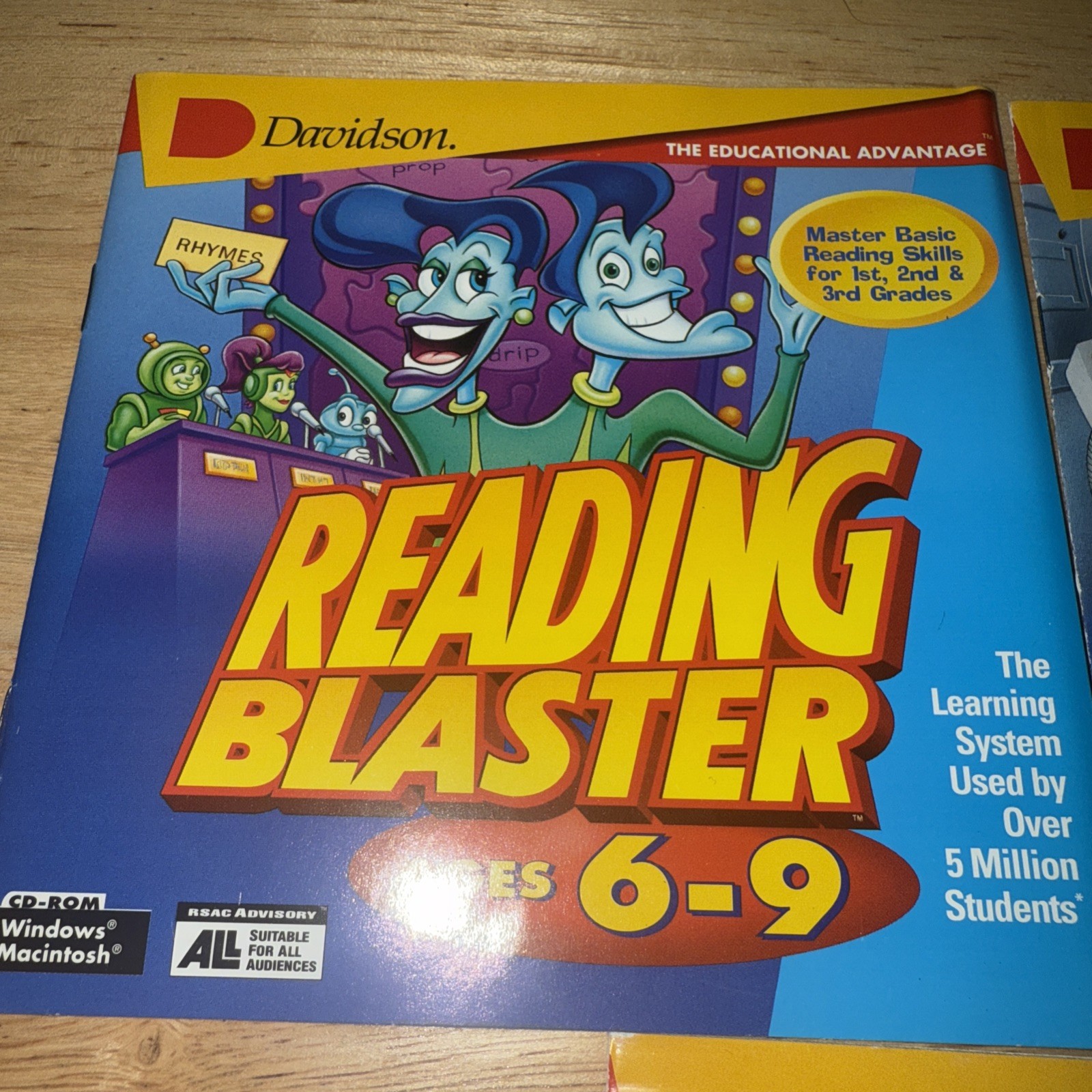 Knowledge Adventure 3R’s Reading Writing Arithmetic Blaster 3CD Ages 4-6