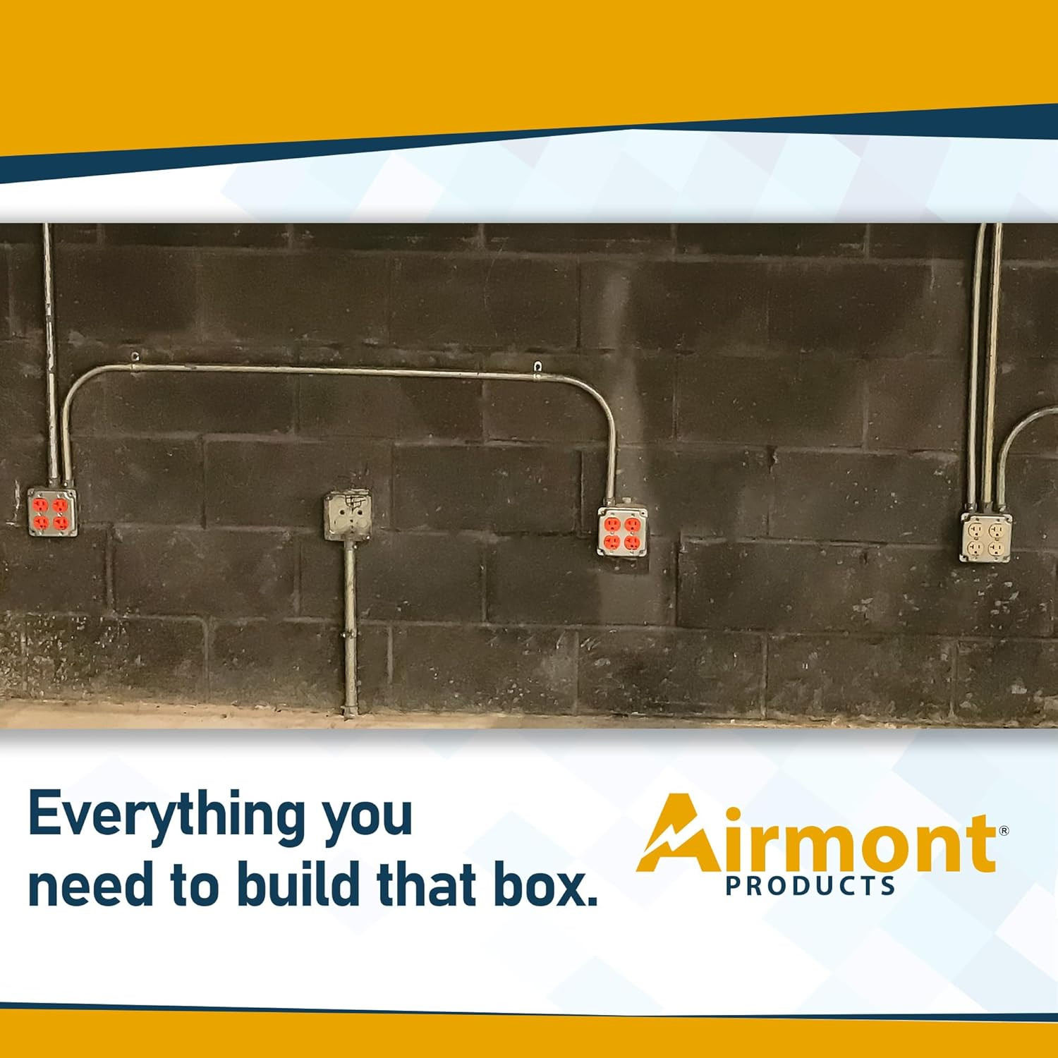 Outlet Box Kit Includes 4X4 Welded Metal Electrical Box 2 Tamper Resistant 20