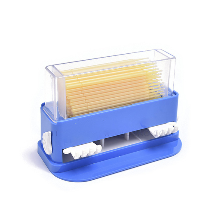 Dental Micro Brush Tips Cotton Roll Dispenser Applicator Dispenser Microfiber Ho