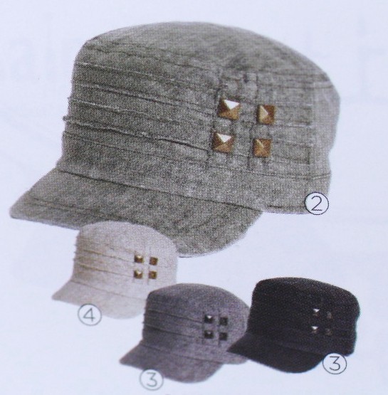D&Y COTTON WAFFALO CADET MILITARY GOLF SUN CAP HAT