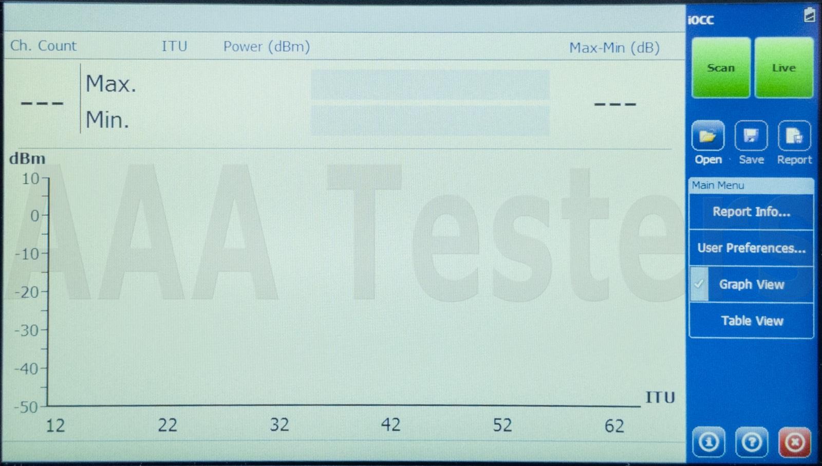 EXFO MAX-5205 MaxTester Simple DWDM Channel Checker FTBx-5205