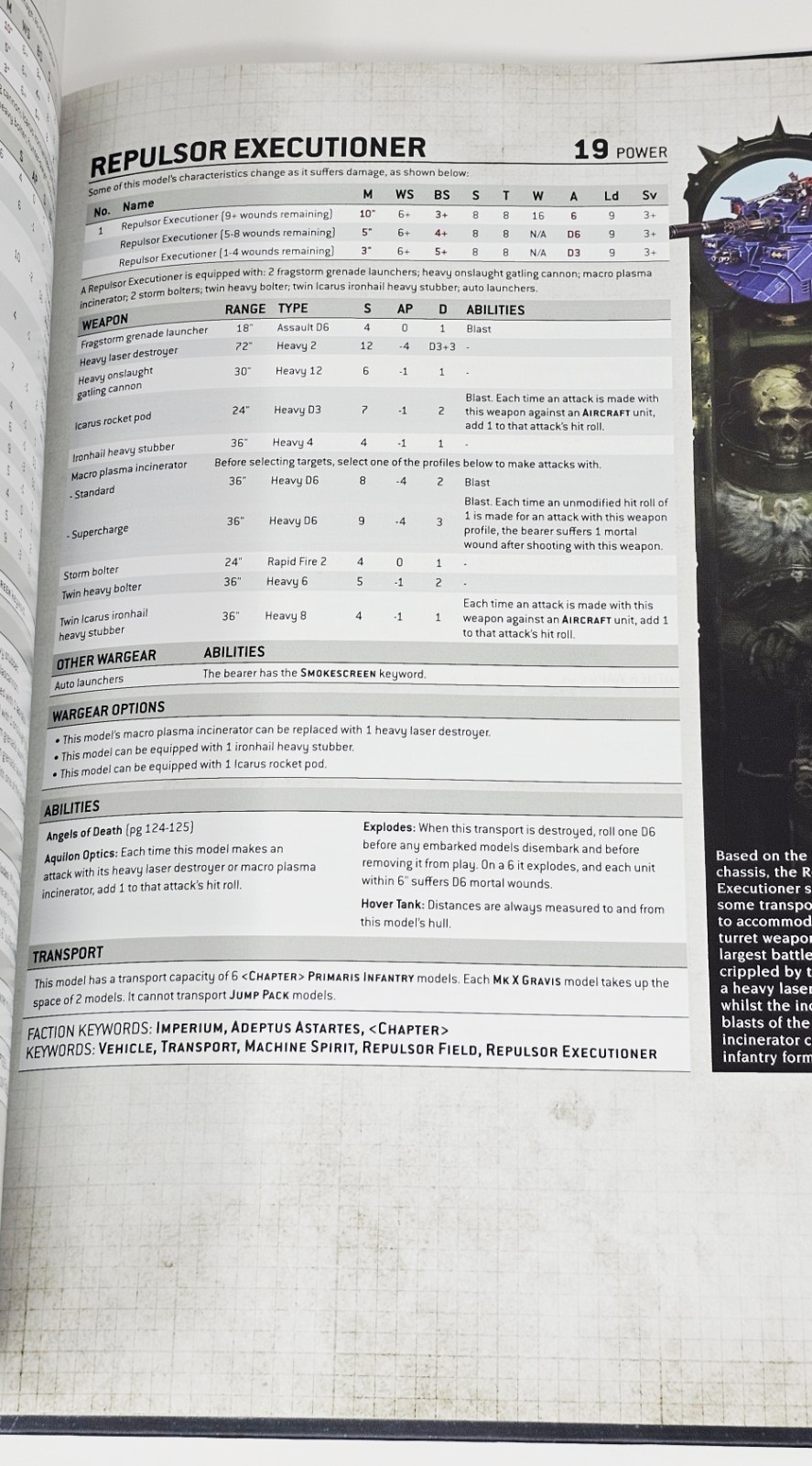 Warhammer 40K Codex: Space Marines Rule Book Miniature Game Games Workshop #1