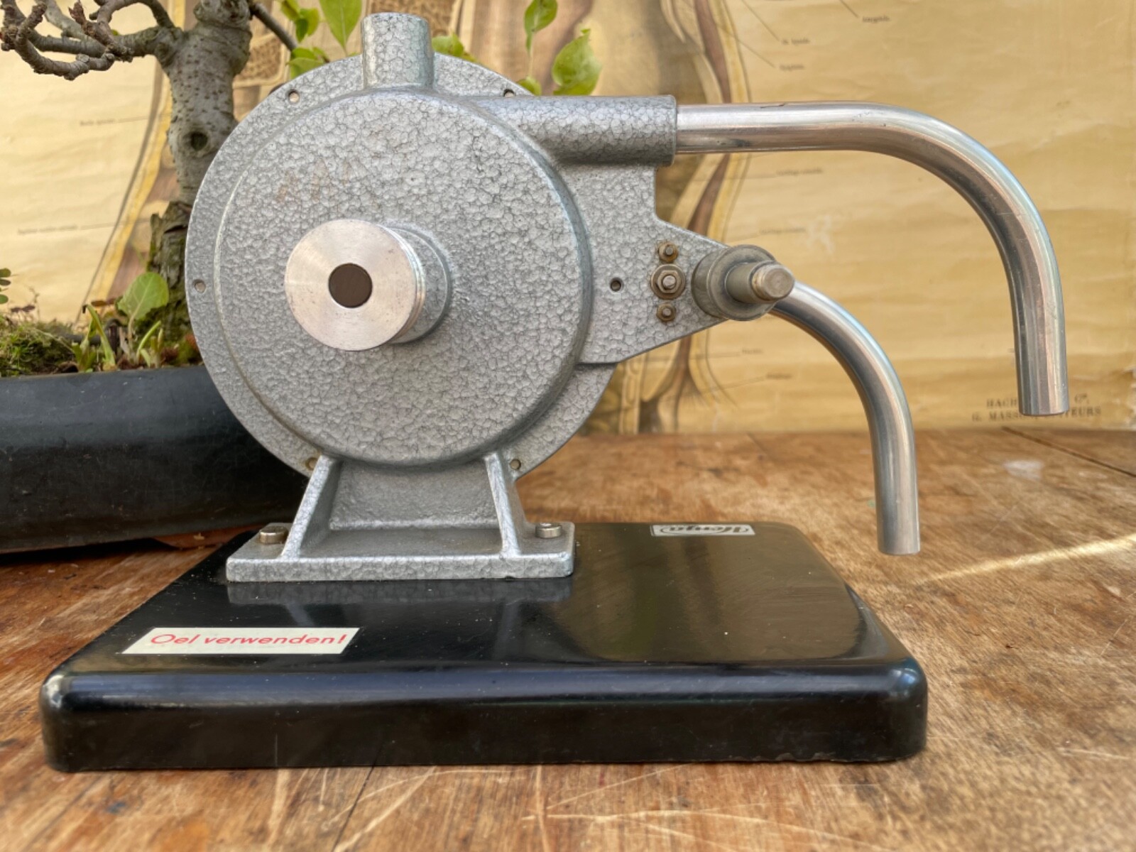 Vintage OIL PUMP by HEMA - ENGINE cutaway educational model scale model motoring
