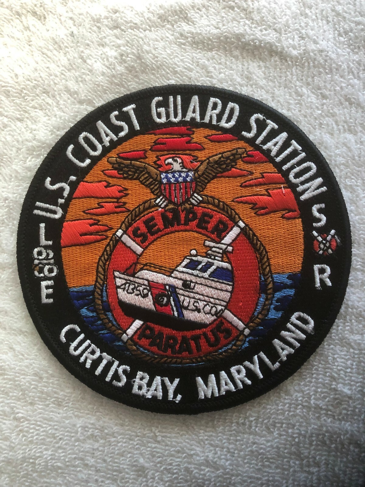 U.S. COAST GUARD / USCG STATION CURTIS BAY, MARYLAND .... GREAT DESIGN! ,,,, X