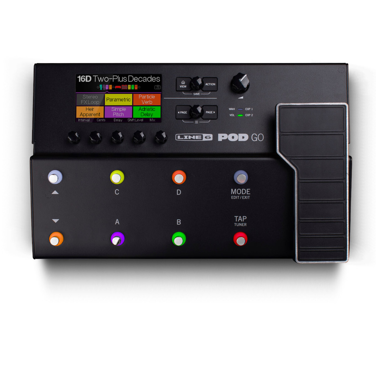 Line 6 POD Go Guitar Amp Model & Multi-Effects Processor Pedal
