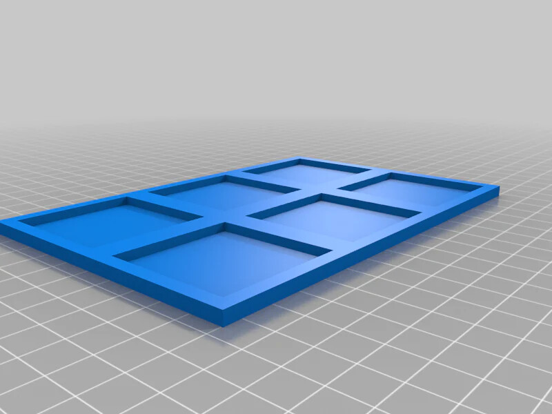 40mm Square To 50mm Square Base Conversion Movement Trays - Warhammer Old World