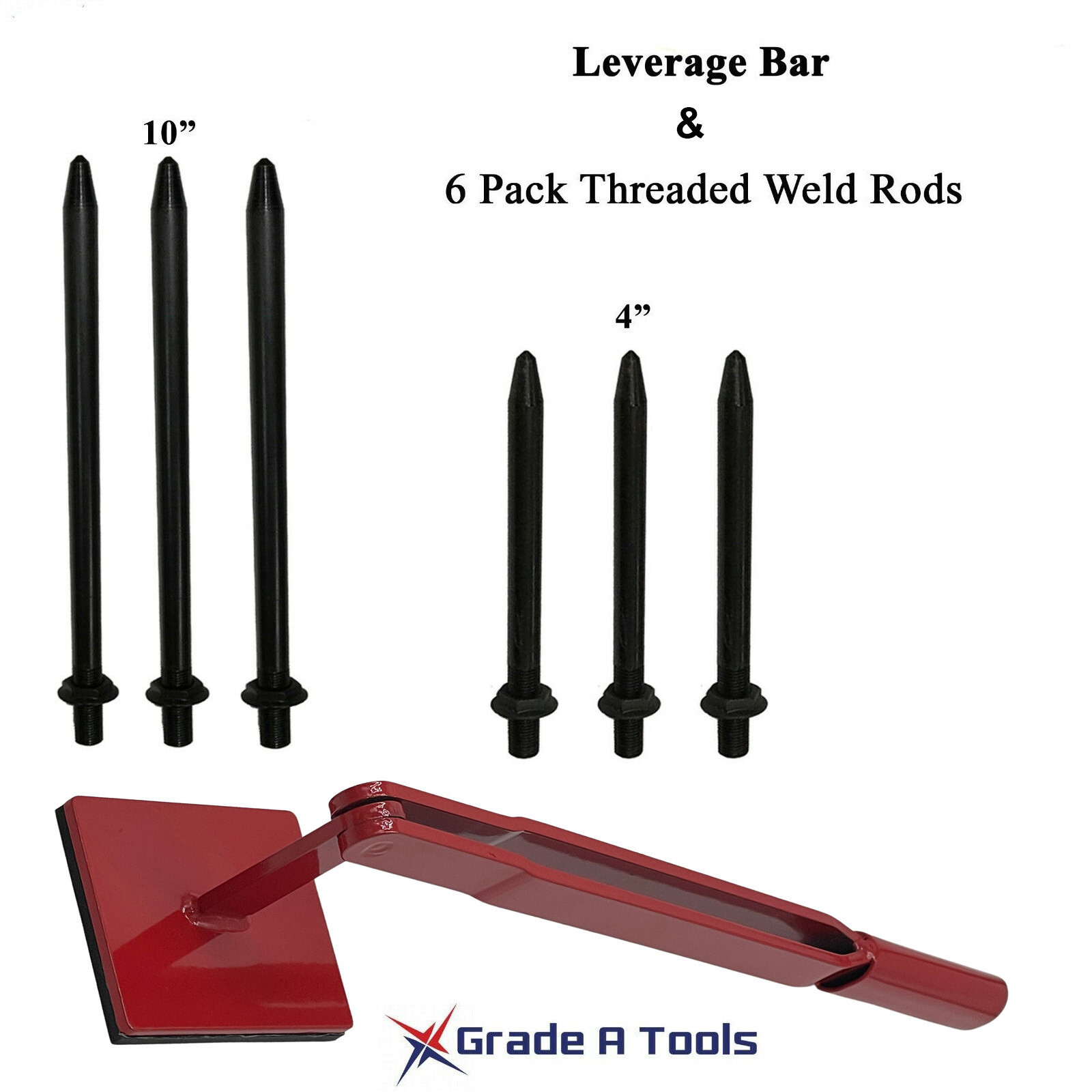 Leverage Pulling Bar & Weld Rod Kit For Killer Tools ART38 Dent Puller