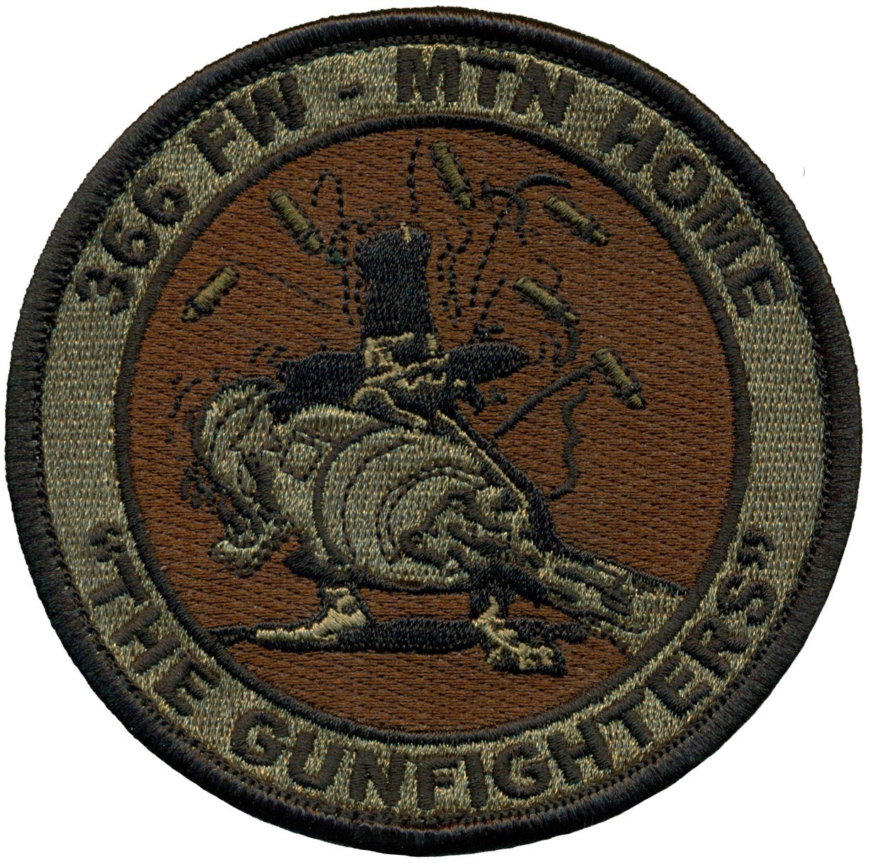 USAF 366th FIGHTER WING – THE GUNFIGHTERS – OCP PATCH
