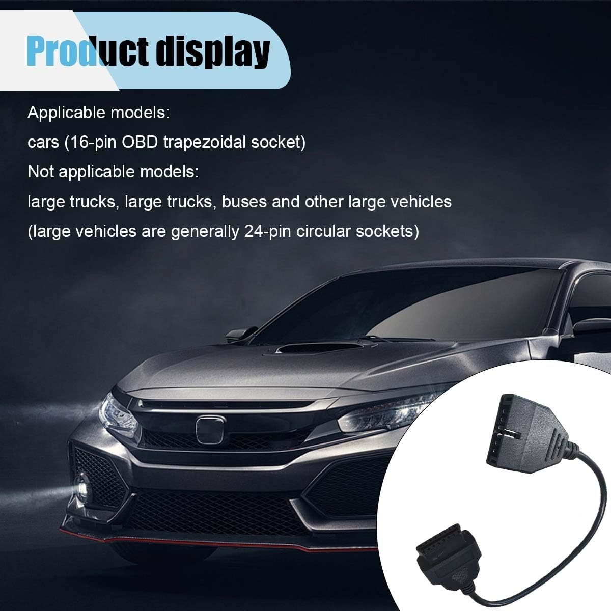 Essential 12 Pin to 16 Pin Adapter: Professional Scanner Cable for GM Vehicles
