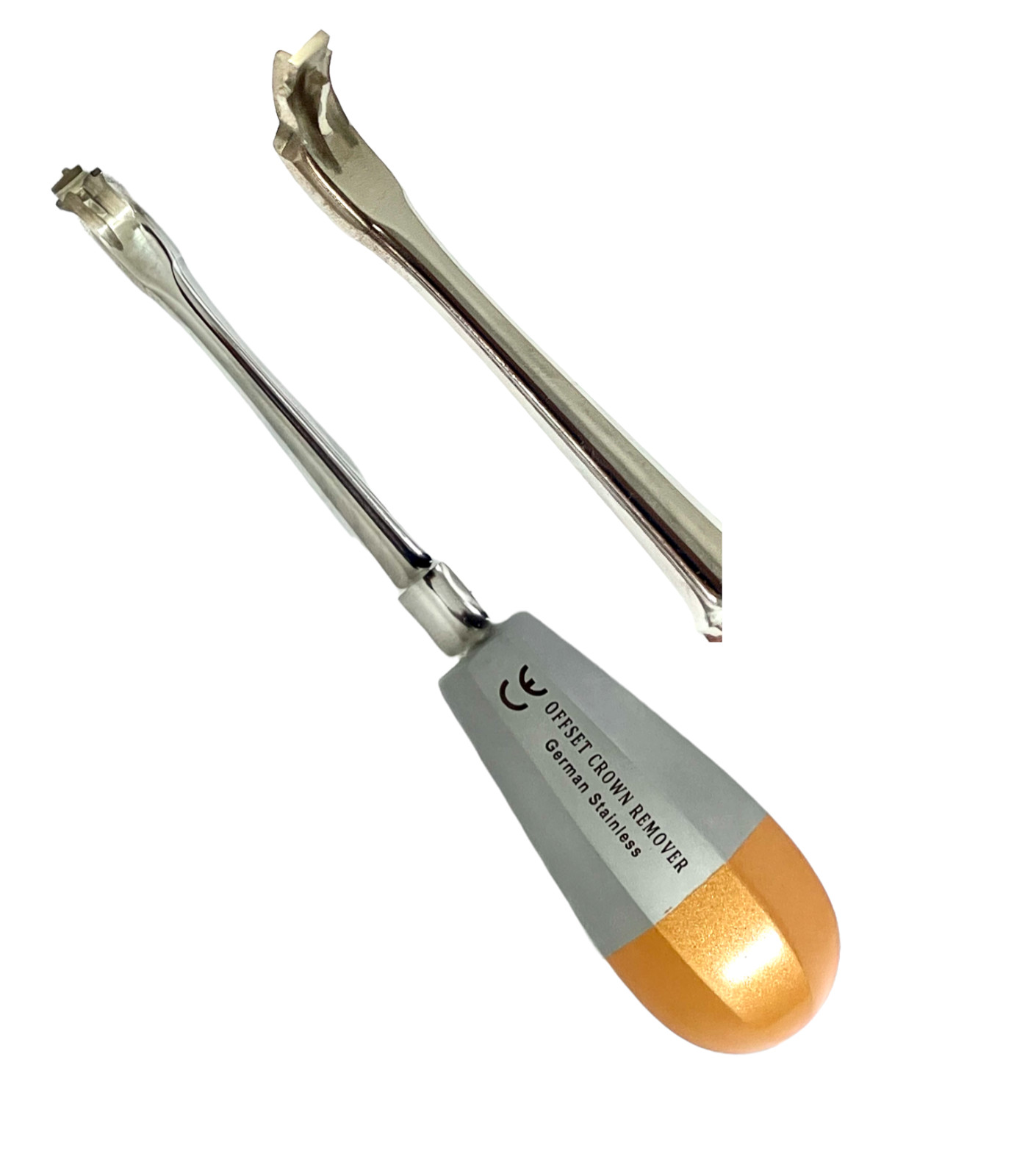 GERMAN CROWN REMOVER -Offset Crown Splitter Remover Elevator Handle Dental