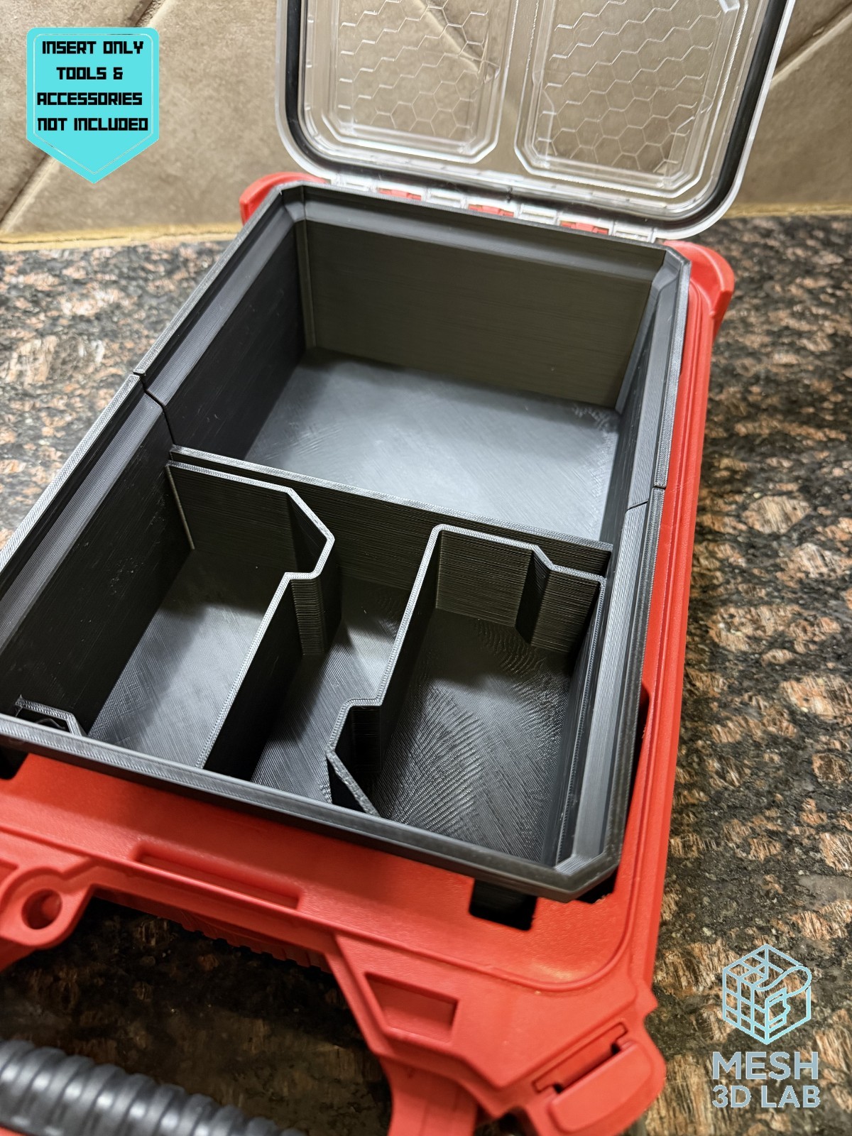 Milwaukee M18 Battery & Charger Insert for PACKOUT Organizer (Insert Only)