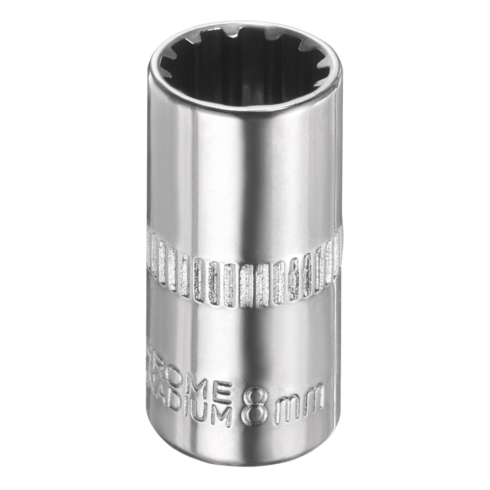 12 Points Socket 1/4" Drive 8mm Metric Shallow Impact Socket