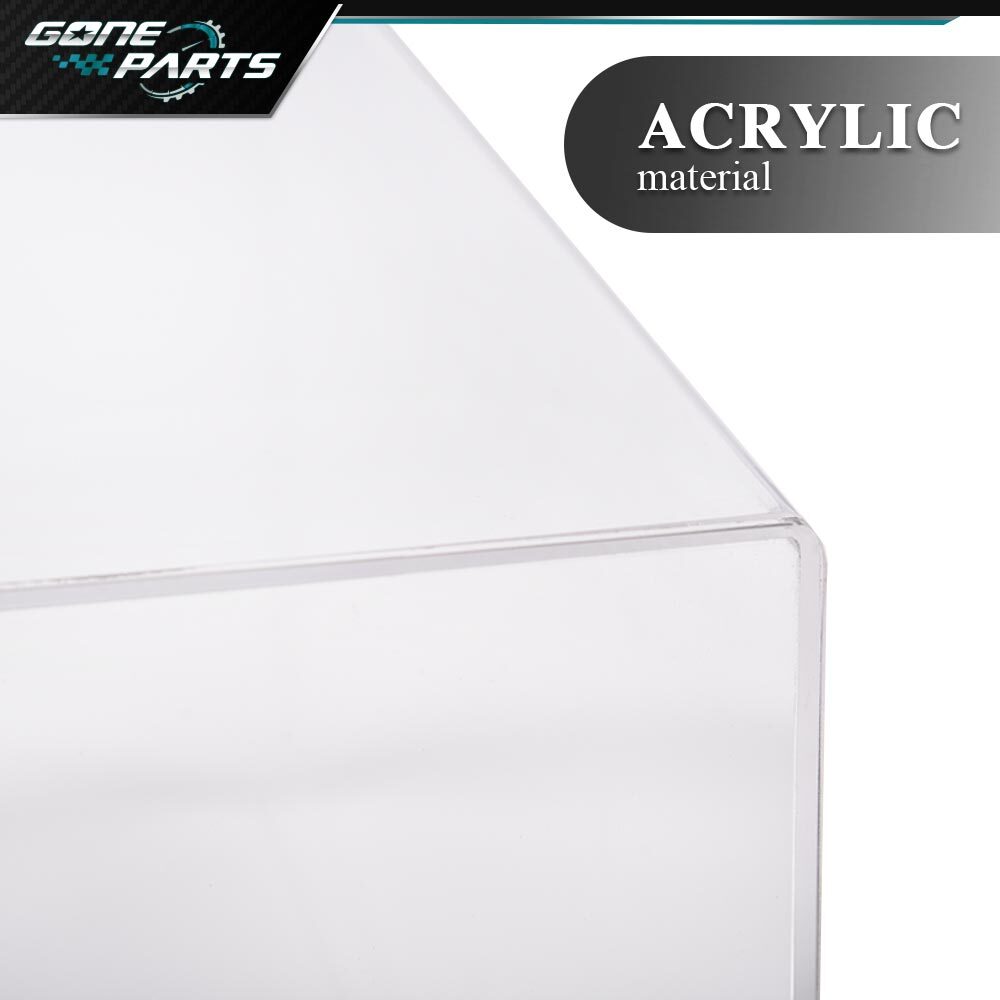Acrylic Wall Mount Horizontal Boxing Glove Display Case Protecting Full Size LJ