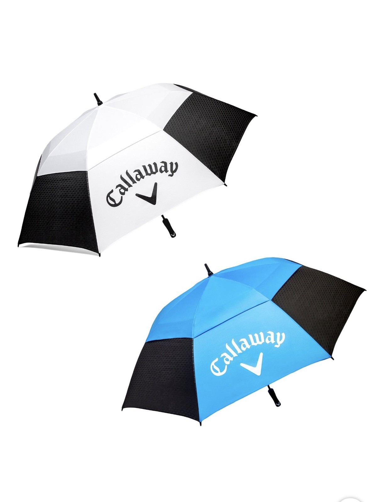 Callaway 62 Inch Auto Open Vented Golf Umbrella, 2 Pack