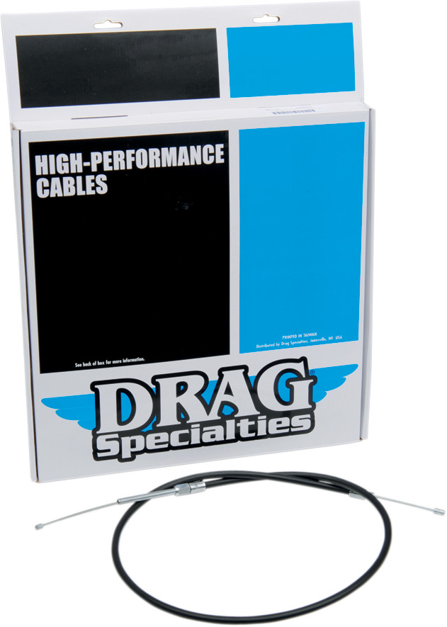 DRAG SPECIALTIES High-Efficiency Black Vinyl Clutch Cable 4320606HE