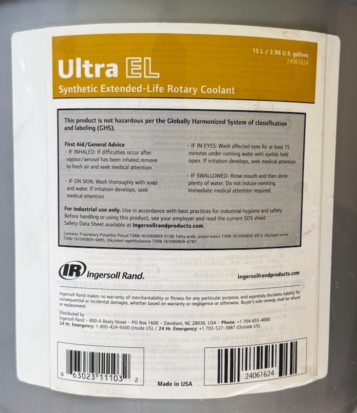 New Ultra El Synthetic Rotary Coolant