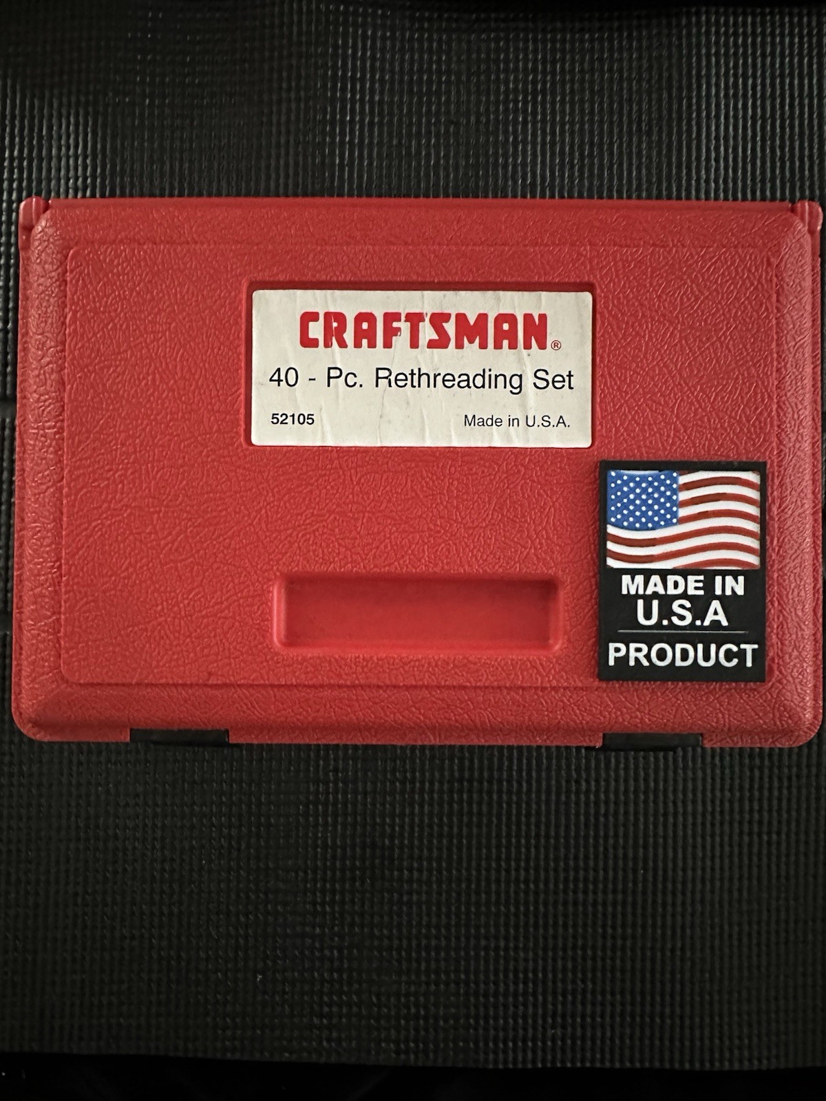 NOS 🔥 Sears Craftsman USA SAE & Metric Master Thread Restorer Kit 40pc 52105