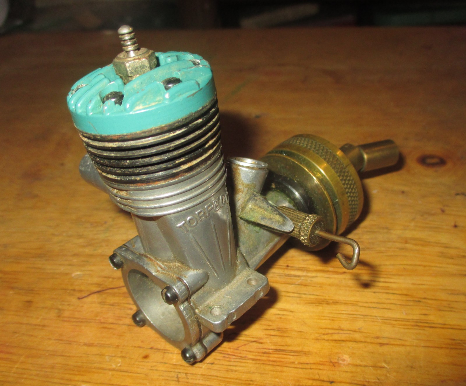 K&B Torpedo 23 Green Head Model Airplane Marine Engine