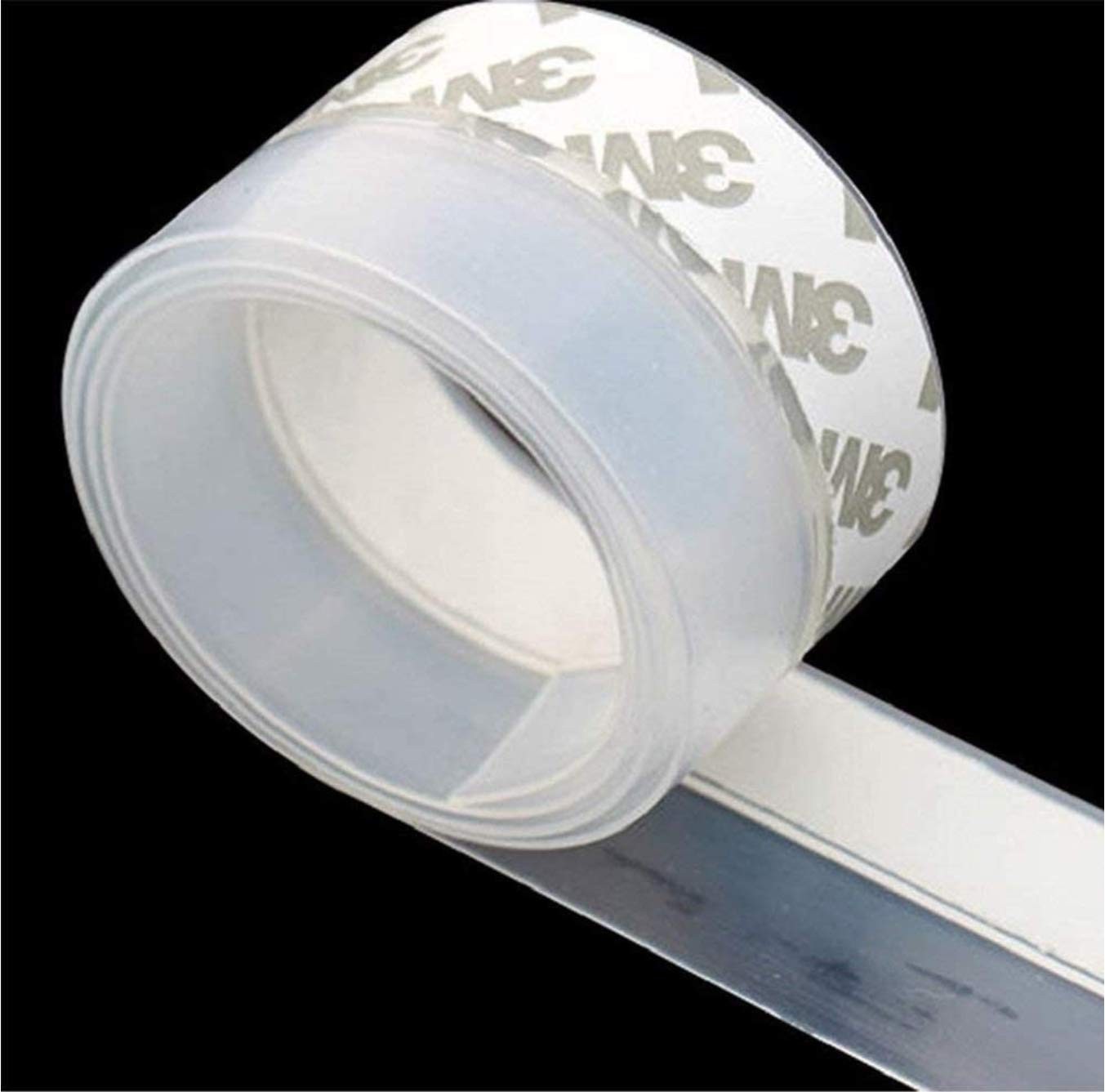 Zengest Door Strip Bottom, House and Glass Shower 1" x 16.4', Transparent