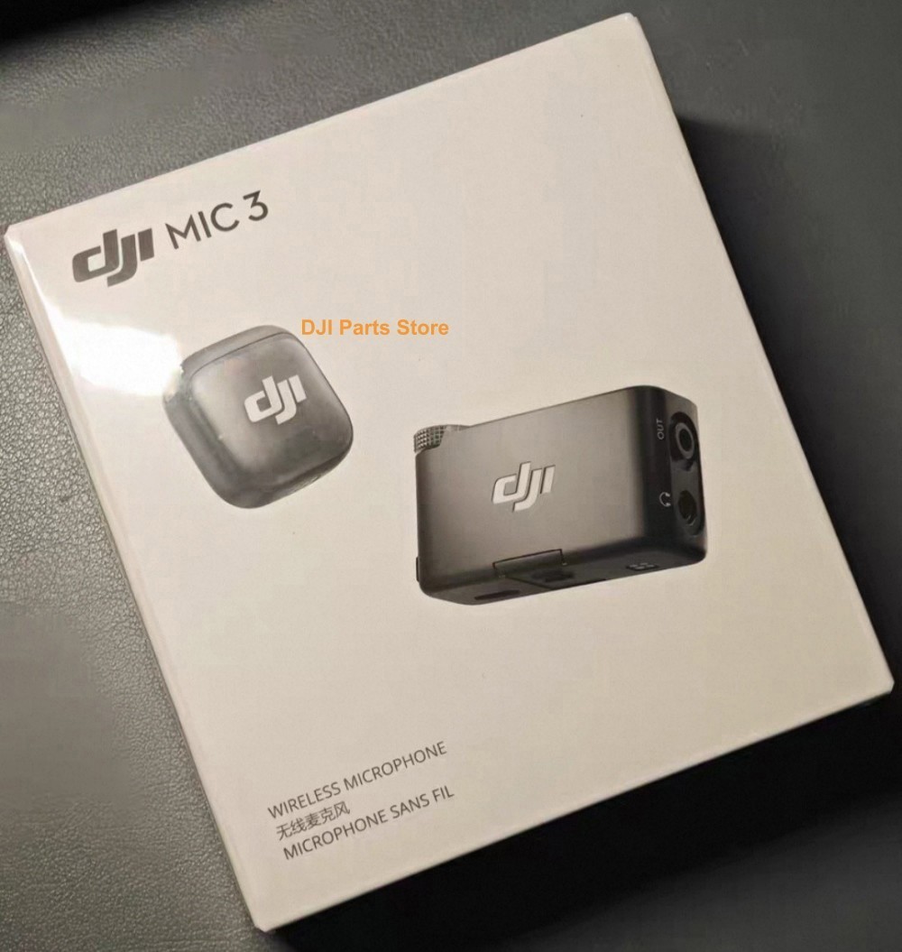 DJI MIC 3 Wireless Microphone Kit (1TX+1RX) - Lightweight Portable Recording