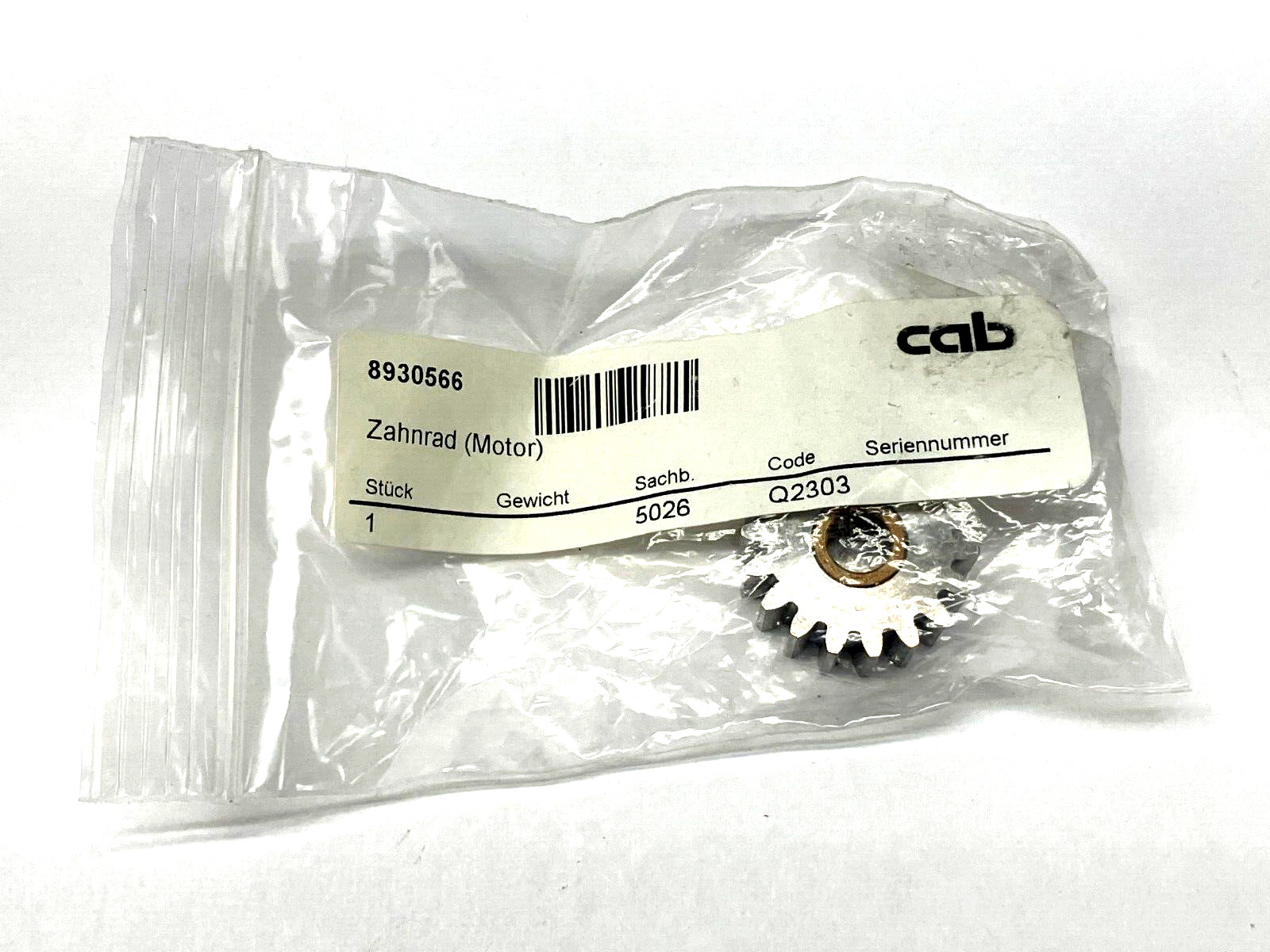 CAB 8930566 Gear for PCB Separator