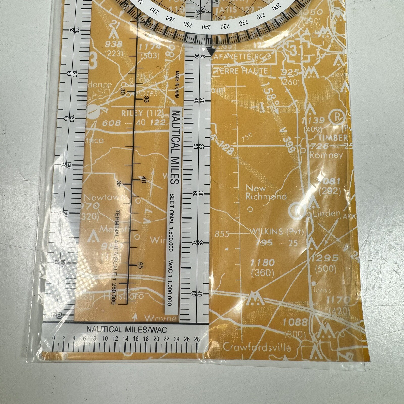 ASA Ultimate Rotating Plotter Aeronautical Chart VFR Nav By P/N ASA-CP-RLX