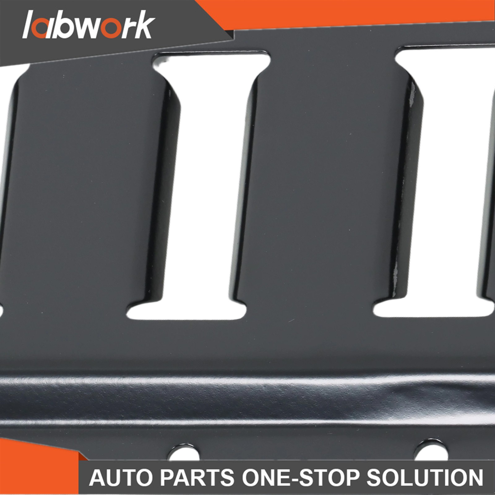 Labwork 10 Pack 4' E Track Tie Down Rail Galvanized Steel Rail Powder-Coat Black