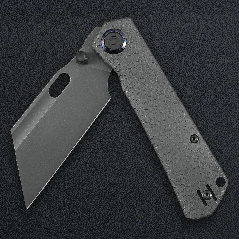 Kunwu Knives Cochise Folding Knife 3.5" VANCRON Steel Blade Titanium Handle