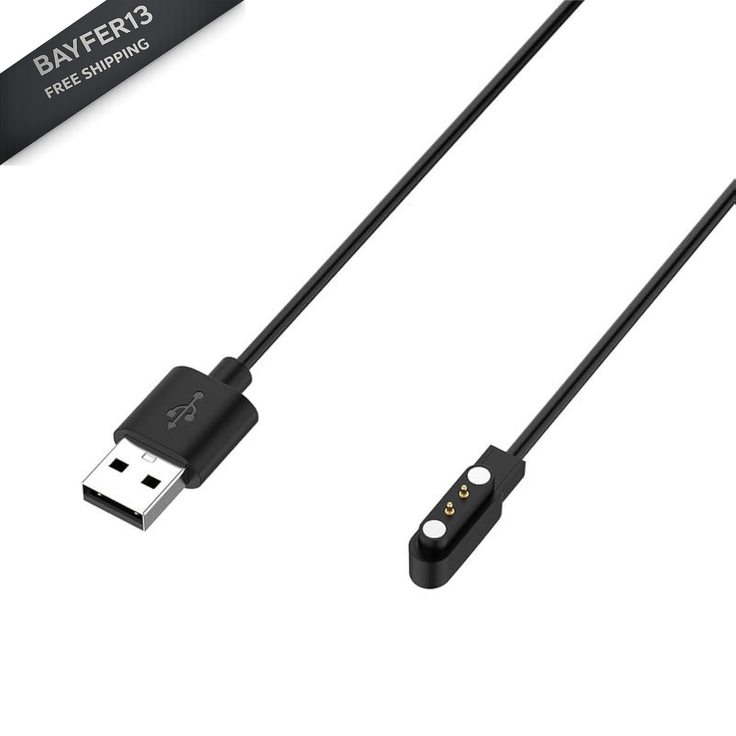 Compatible with Wyze Watch 47 Charger, Replacement for Letsfit, Very Black