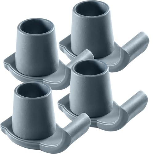 Walker Skis Glides 4 Pack Folding Walker Replacement Feet Medical King New