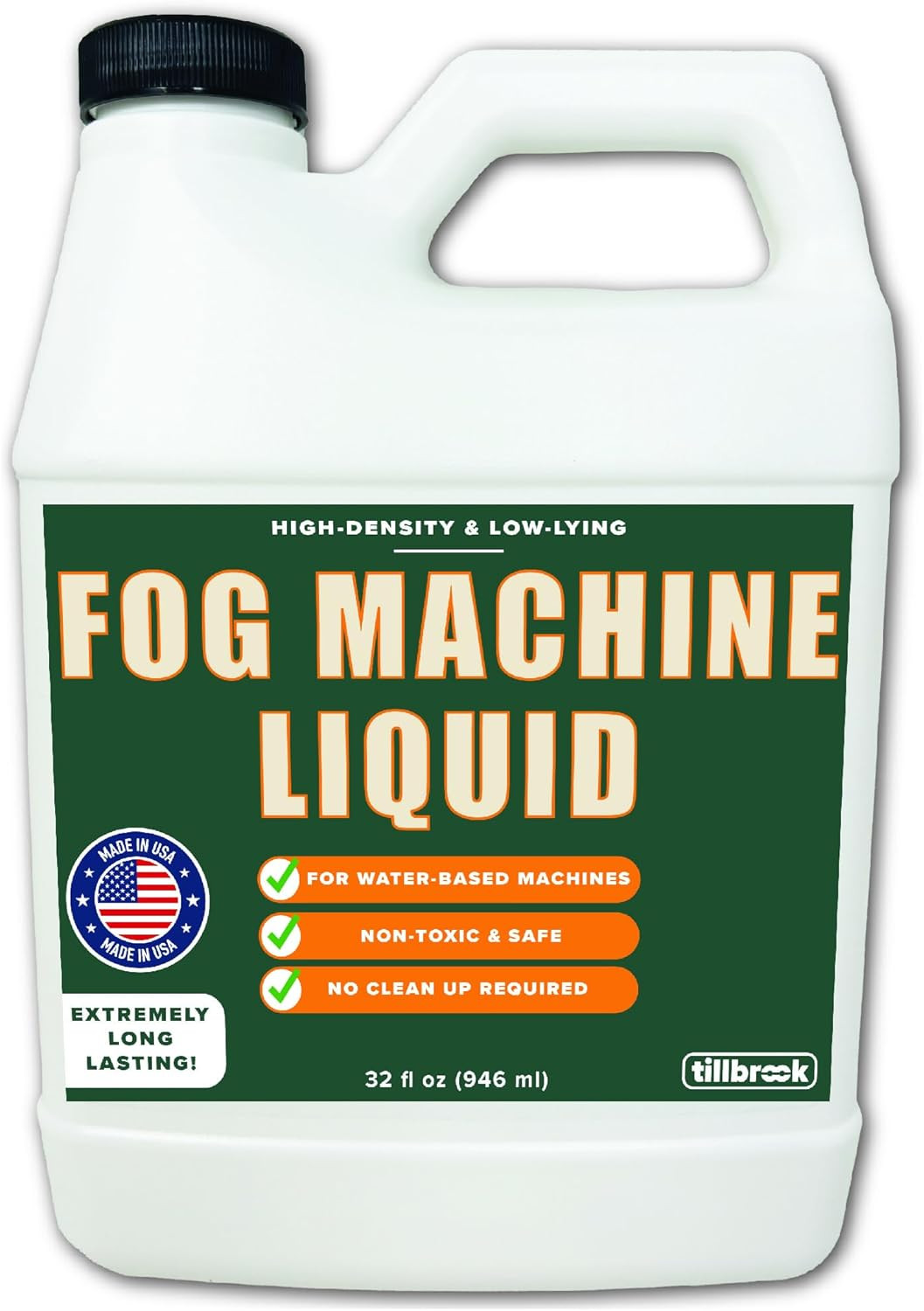Fog Machine Liquid - 32 Oz  Fog Machine Fluid - High Density & Long-Lasting Fog