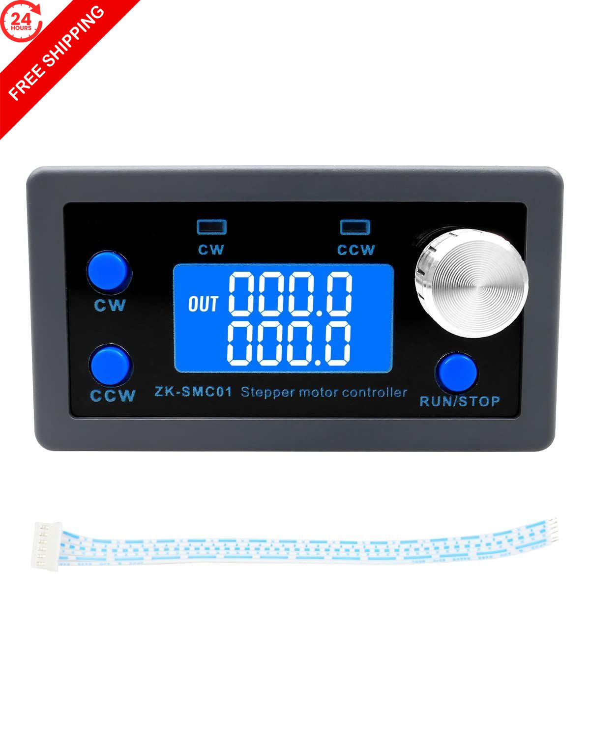 Stepper Motor Controller DC 5-30V Fit for NEMA 17/23 Motors Blue