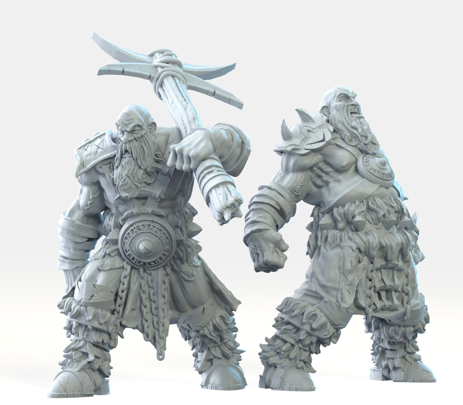 Dungeons & Dragons -HD Resin Print - 110mm Tall - Huge Giant - Ice Frost Giant