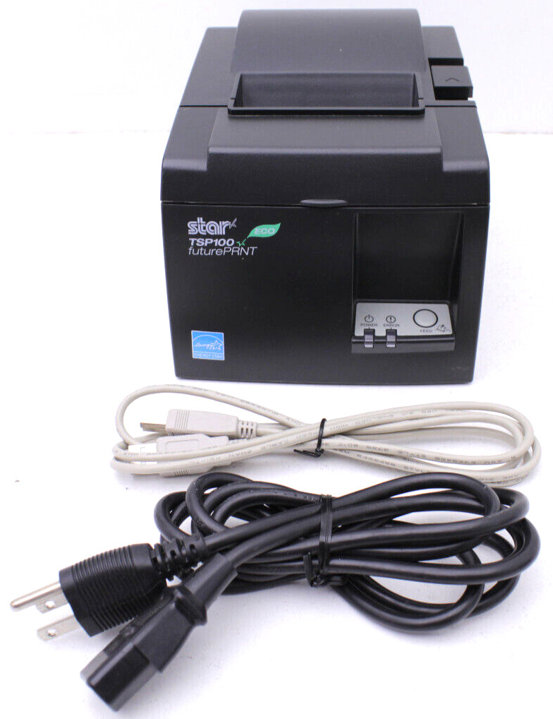 Star TSP100II 143IIU futurePRNT Thermal POS Printer w/ USB and Power Cable