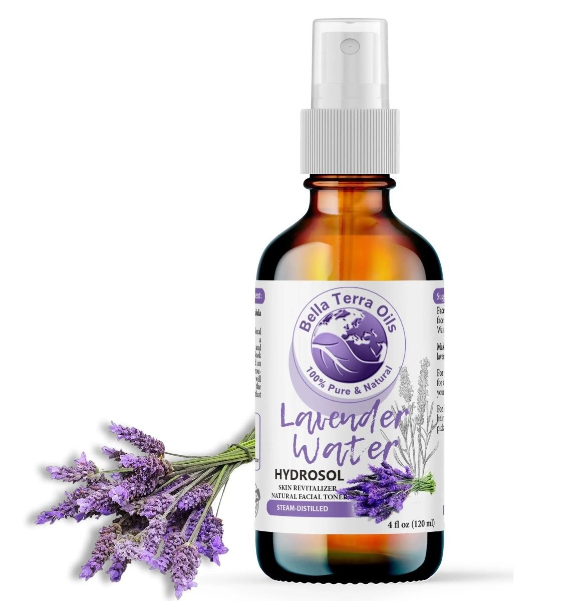 Lavender Water - Choose Your Size | 2oz, 4oz, 8oz, 16oz, 128oz (Gallon) | Pure,