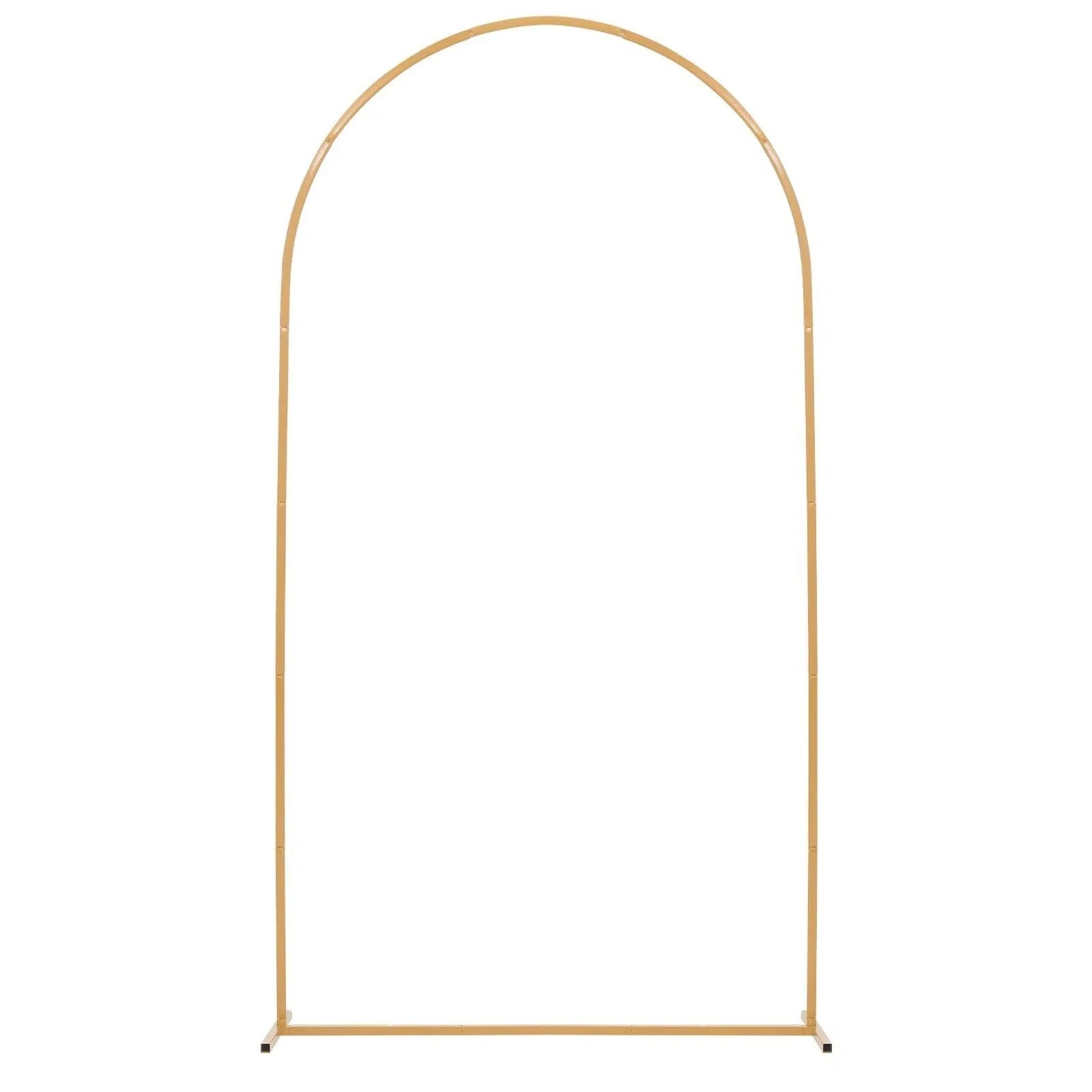 Arch Backdrop Stand, 7.2 x 4 ft, Stable Structure, Easy Assembly, 1 Piece Gold