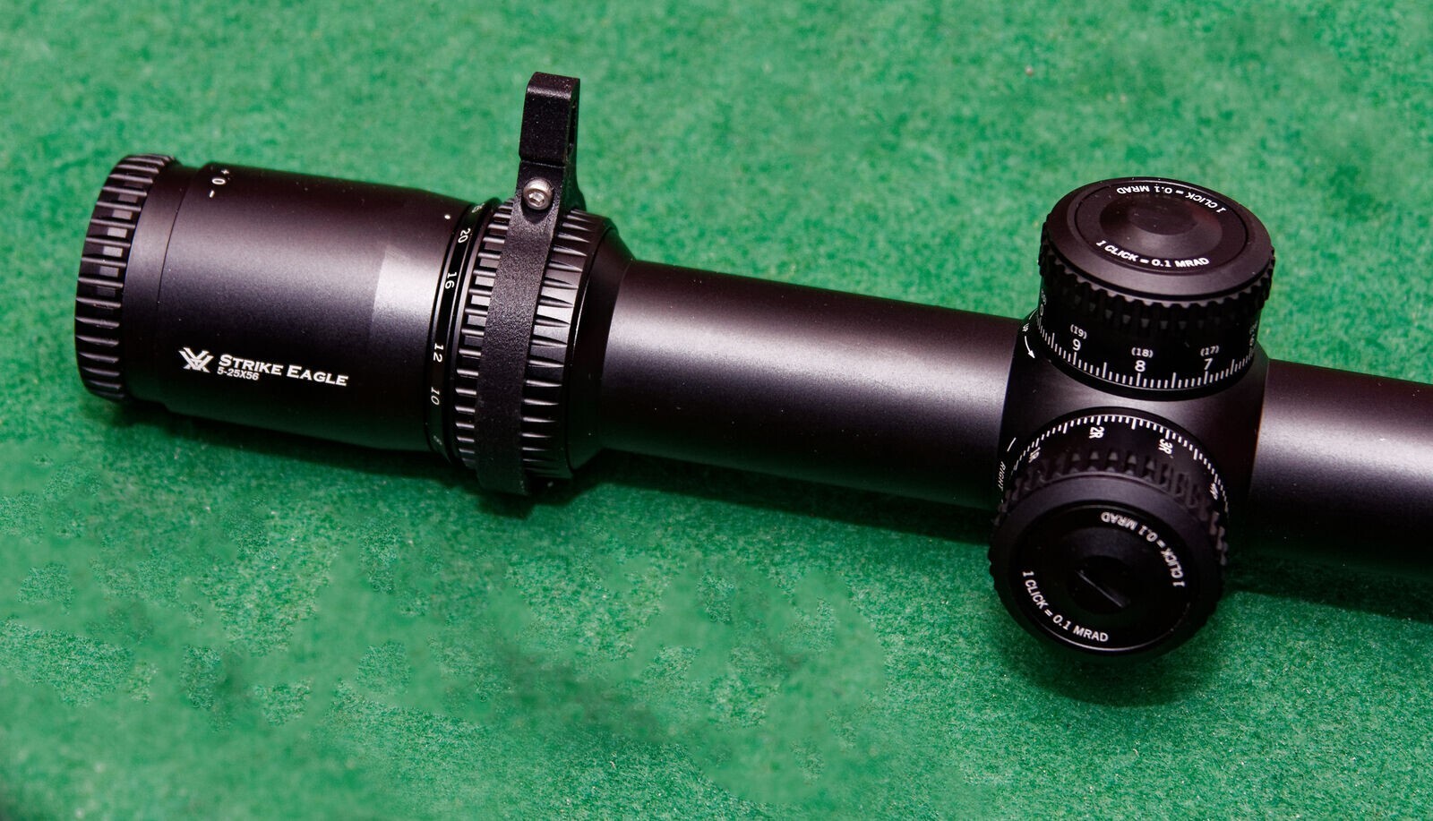 Vortex Optics Strike Eagle 5-25x56 Switchview Carbon Fiber Scope Throw Lever