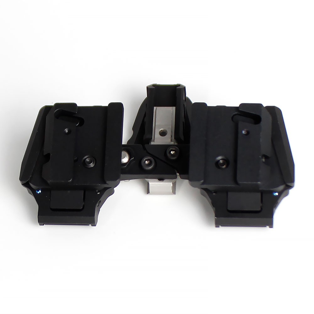 RQE Dual Bridge Mount Night Vision Monocular Conversion K-clip Adapter For Pvs14