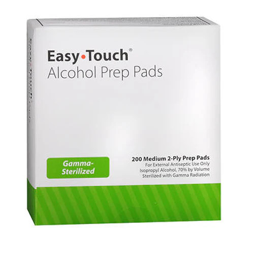 Alcohol Prep Pads 200 Each  by Easy Touch