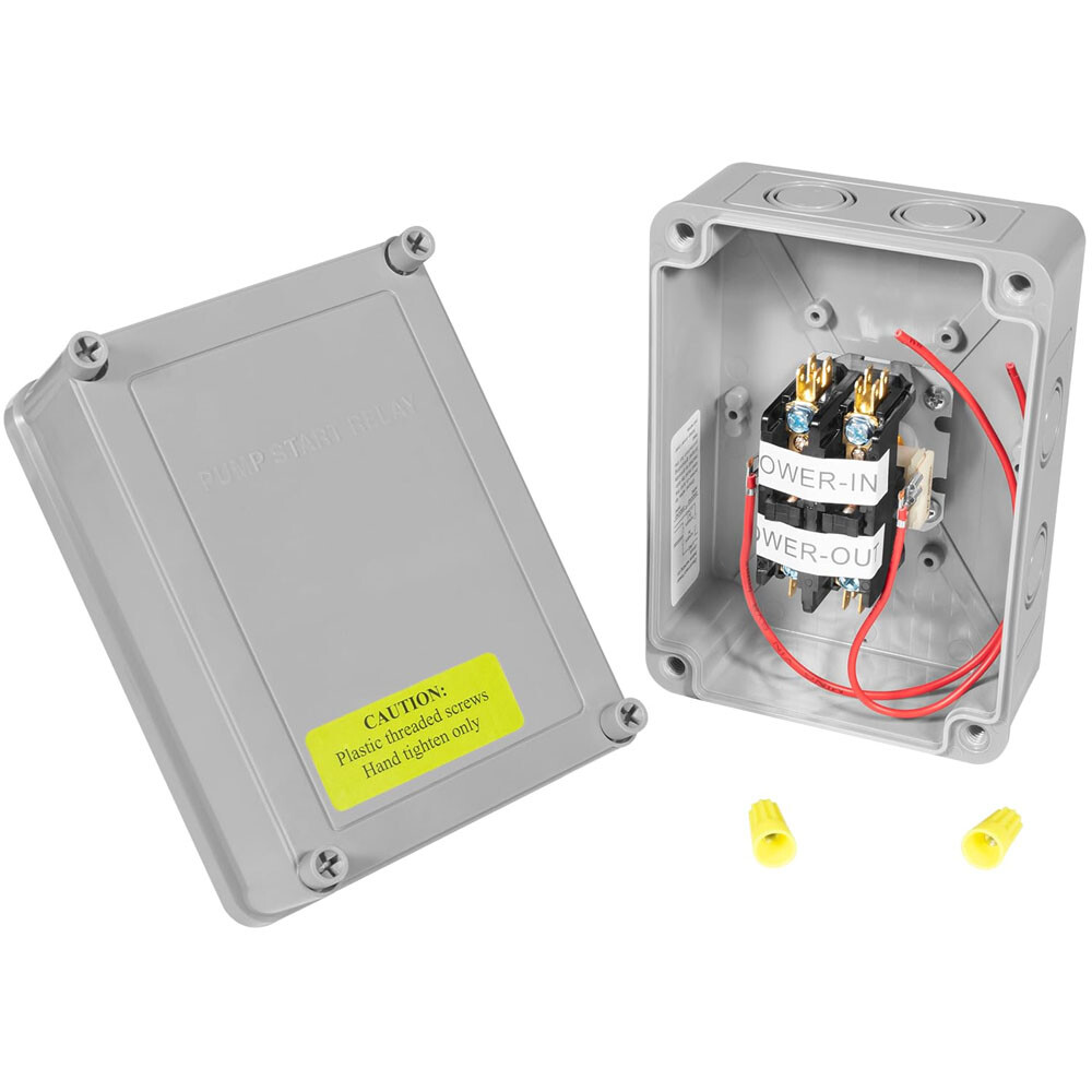 1522 Pump Start Relay for Irrigation Systems Housing 3 HP at 110V 220V 24V Coil