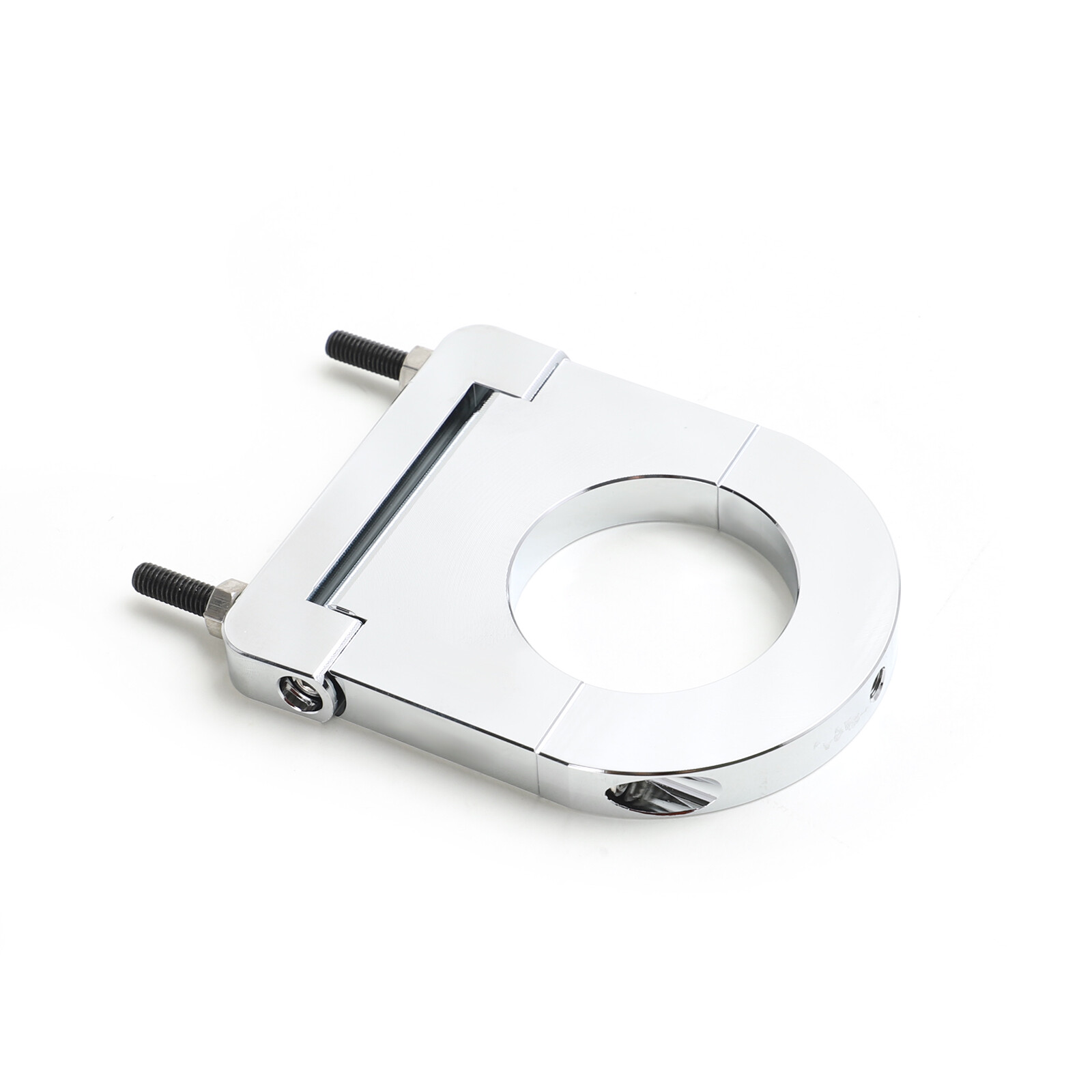 Chrome Universal Aluminum Street Rod 2" Steering Column Drop Bracket 2 1/2" Drop
