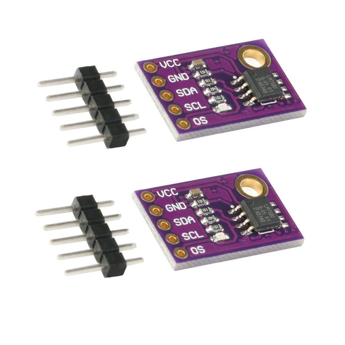 LM75 LM75A I2C Temperature Sensor Module Board High Speed IC Temperature Board