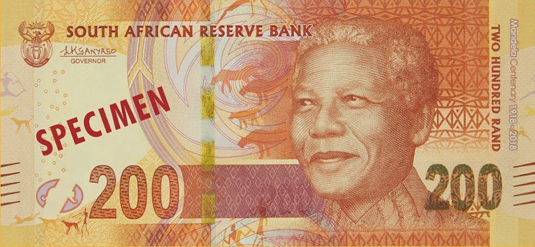 2018 South Africa R200 Banknote – Uncirculated (Collector-Grade)