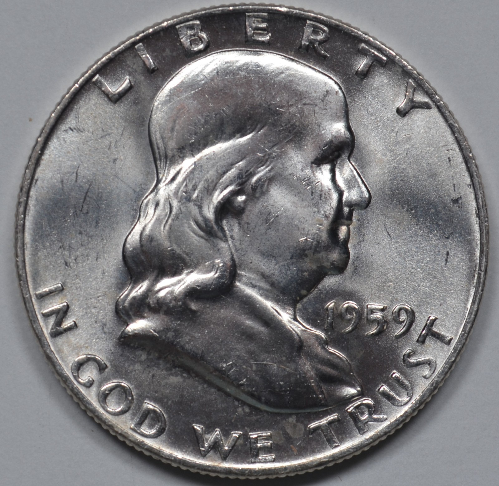 1959 50C Franklin Half Dollar #47S