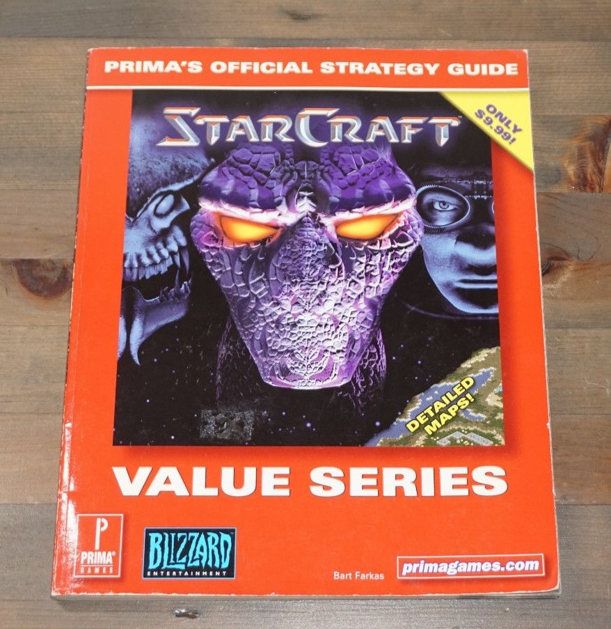 Star Craft Prima's Official Strategy Guide Value Series Blizzard Prima Games -PB