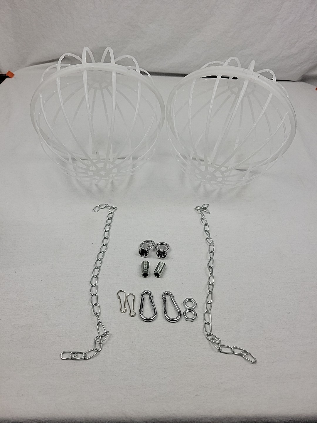 Chicken Vegetable Feeder Treat Ball Hanging Toy Foraging Coop  Set Of 2