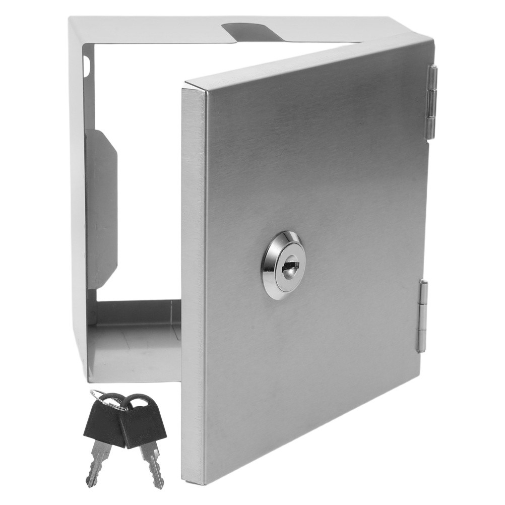 Weatherproof Stainless Steel Lockable Power Outlet Cover For Wall Socket